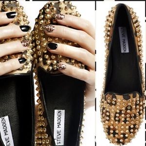 Steve Madden studded flats