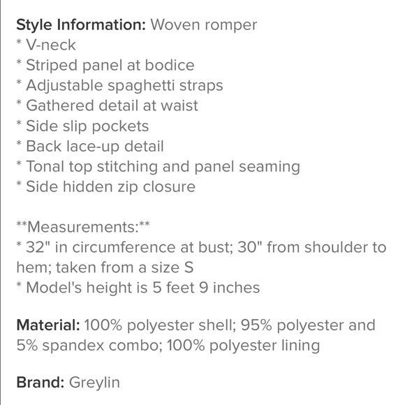 Striped Romper - Picture 4 of 4