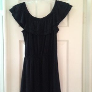 **SOLD**Mossimo black peasant dress S