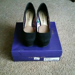 Black Madden Girl Pumps