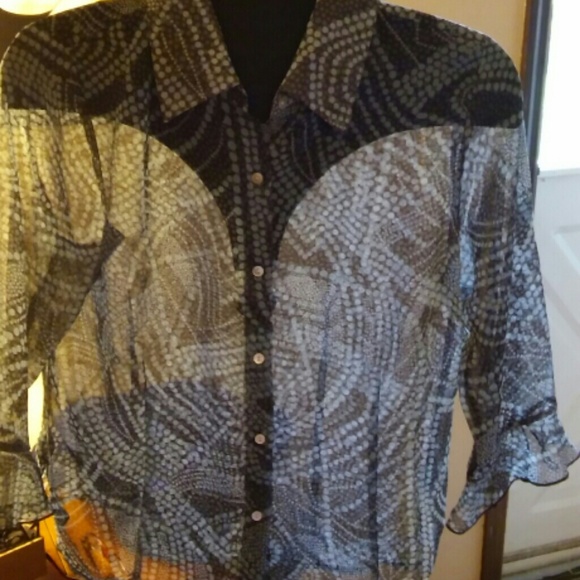 Nice Sheer Top by Nicola