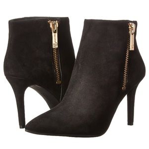 Jessica Simpson black suede booties size 6.5