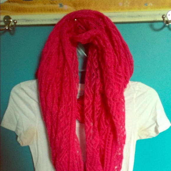 Pink scarf