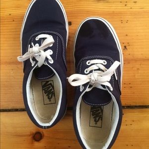 Navy blue vans SZ 7