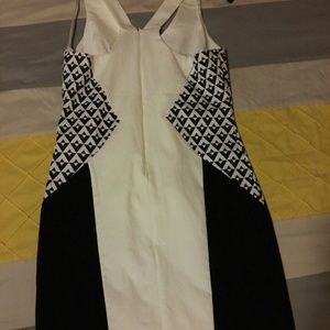 Black and white dress