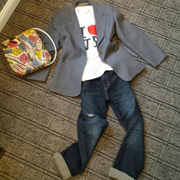 Vintage Levi Strauss & Co. Jacket Gray - Picture 2 of 4