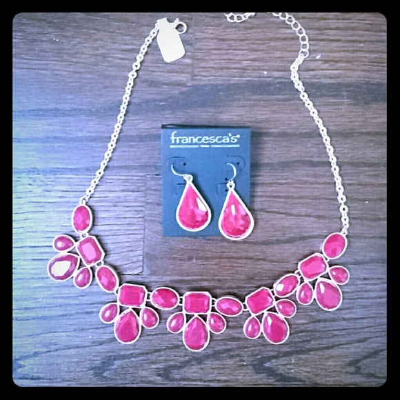 Necklace and earrings