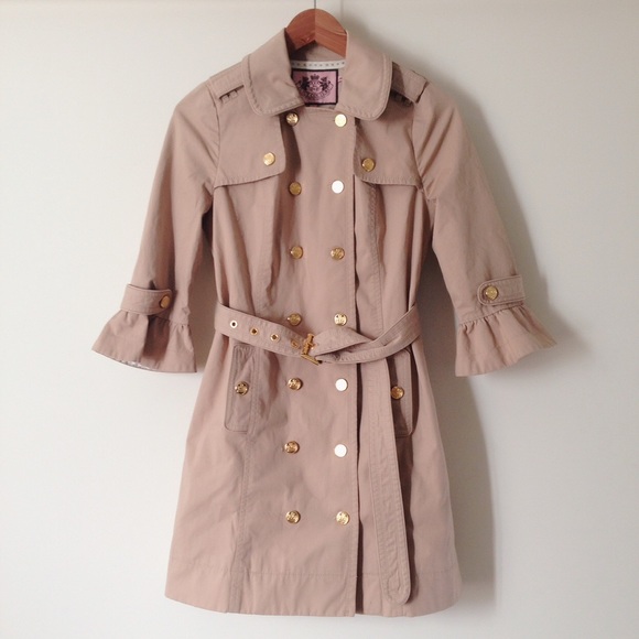 Brand New Juicy Couture Classic Trench Coat