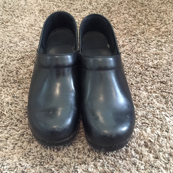 Dansko black clogs