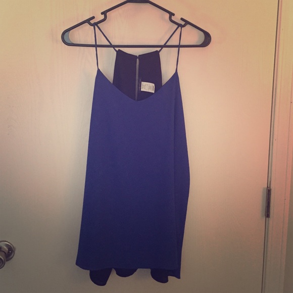 NWOT royal blue blouse