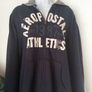 Men's Aeropostale blue hoodie
