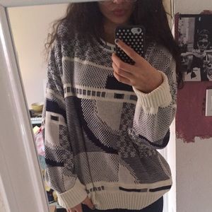 Cute Retro Knit Sweater