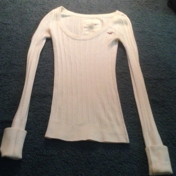 Cream white sweater