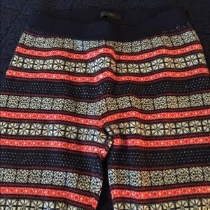 JCrew fair isle leggings