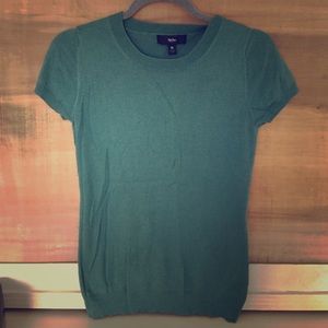 🌀Short sleeve wool sweater