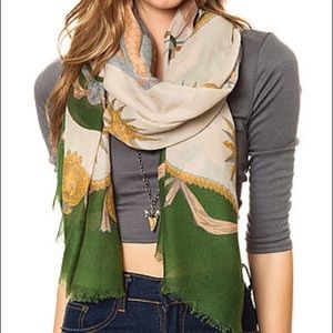 Printed Village Scarf