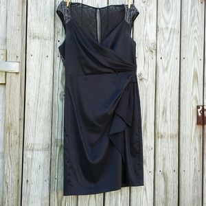 Black coctail dress.