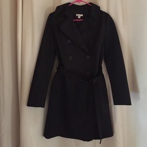 Black trench coat