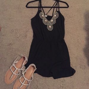 Black Romper (with pockets)!
