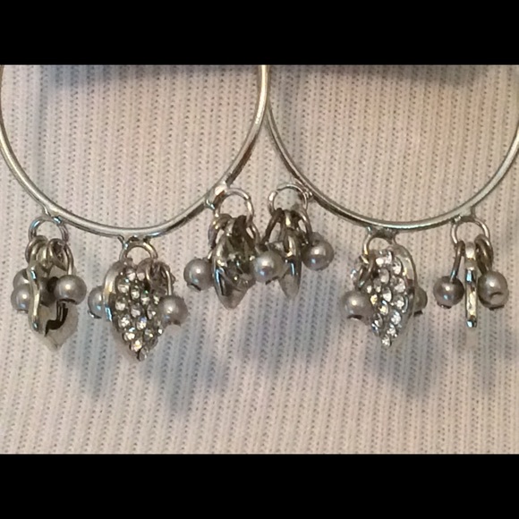 LAST‼️ JUICY COUTURE Hoops & Charms Earrings - Picture 2 of 2