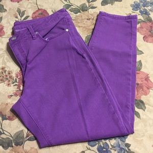 Purple Skinny Pants