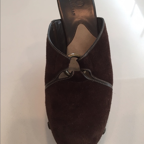 Cole Haan suede clogs
