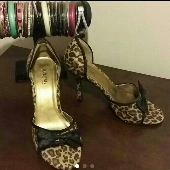 Leopard shoes size 6 - Picture 1 of 4