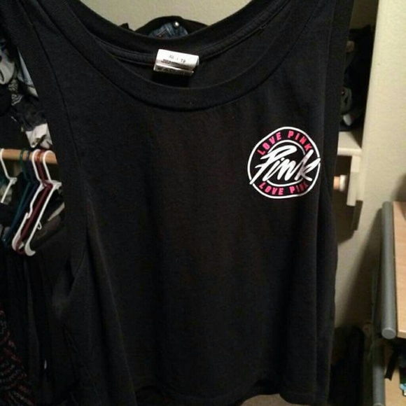 Pink crop top
