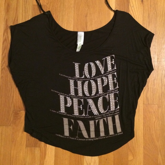 Black Graphic Top