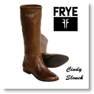 Frye Cindy Slouch Boot Brown 8.5