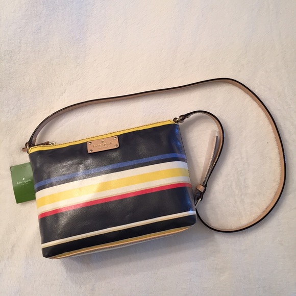 Striped Kate Spade Bag (Never worn)