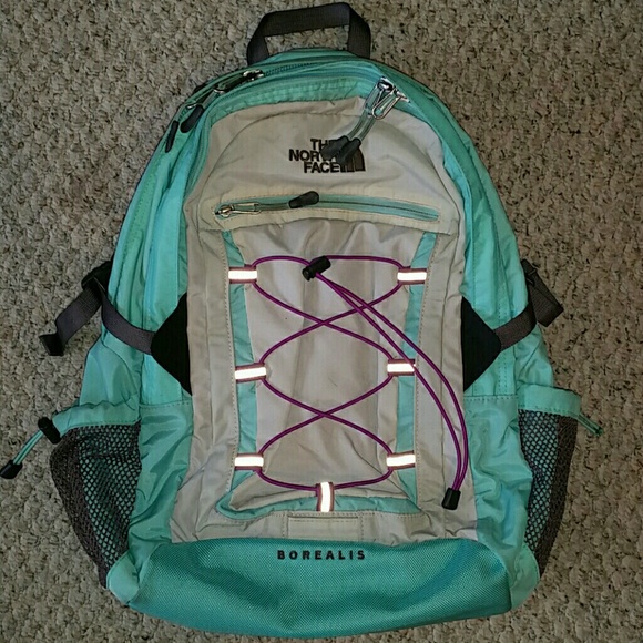north face backpack turquoise