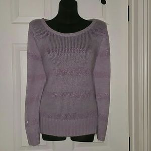 Lavender striped Sweater