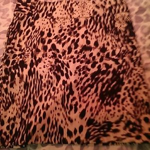 Leopard skirt