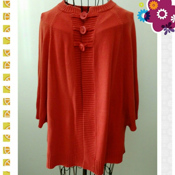 Burnt Orange Cardigan