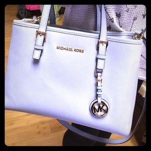 Pale blue Mk tote