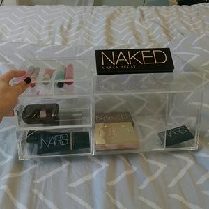 Large acrylic makeup storage drawers