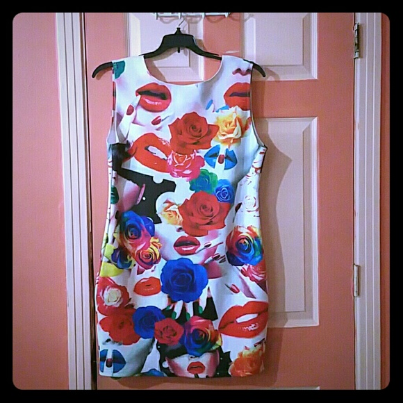 Colorful bodycon dress