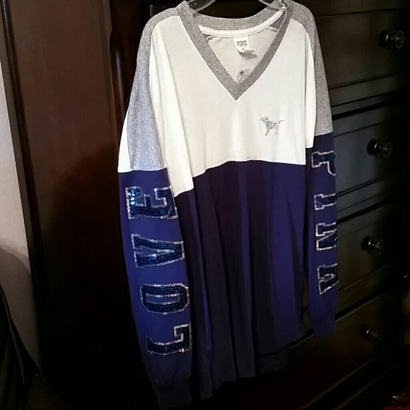 PINK Bling long sleeve tee shirt