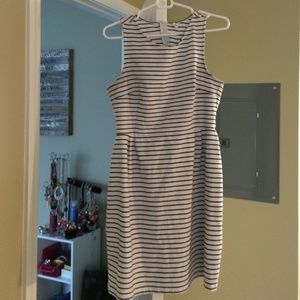 Large black and white dress