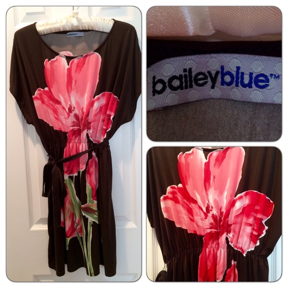 Bailey Blue Flower print dress