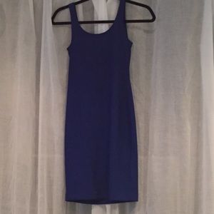 Blue mini baby ribbed dress haven't been warn