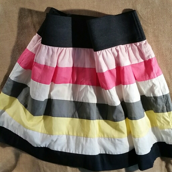 Candie's cotton, multicolor skirt.