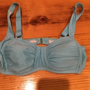 Pale blue bikini top size small