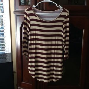 Boutique striped tunic