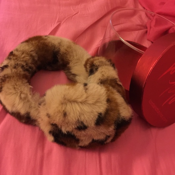 Real rabbit fur earmuffs