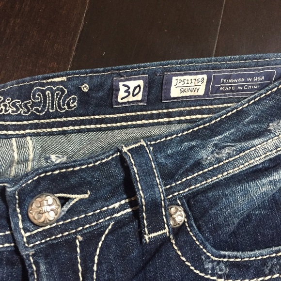 Miss Me jeans size 30 skinny fit - Picture 2 of 4