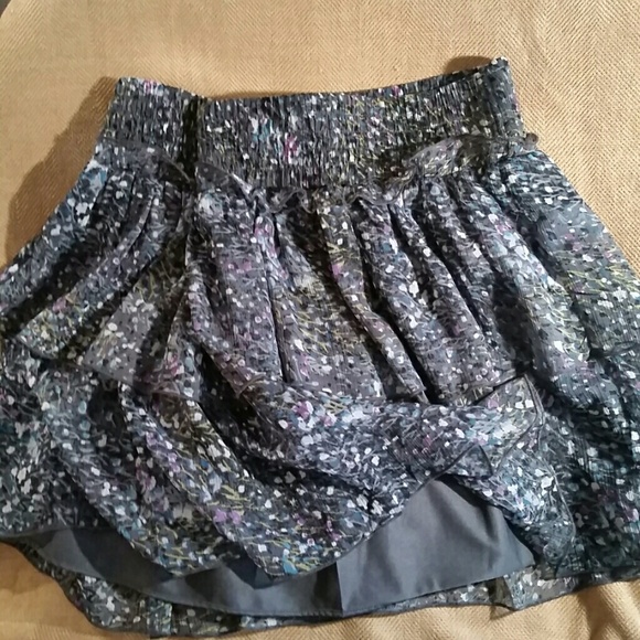 Multicolor, tiered cute skirt