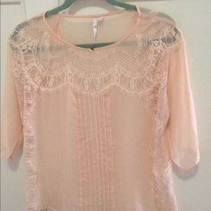 Blouse- peach color