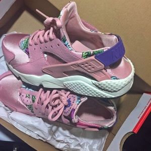 nike huarache aloha pink